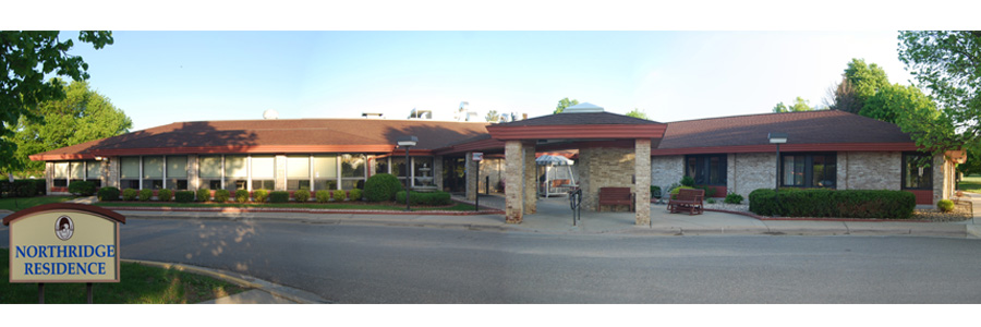 Northridge panorama with sign small